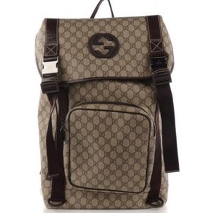 Gucci Supreme Large Interlocking GG Dark Brown